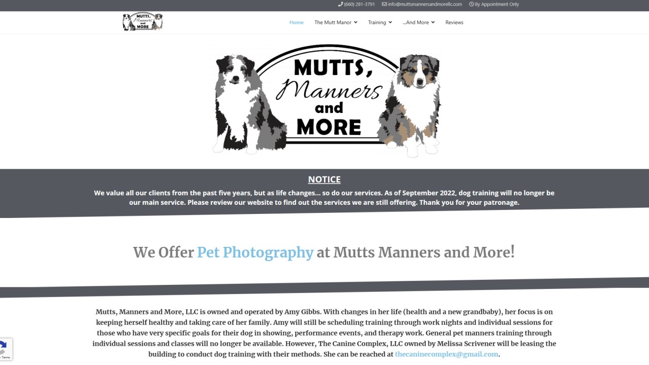 MuttsMannersandMoreLLC.com